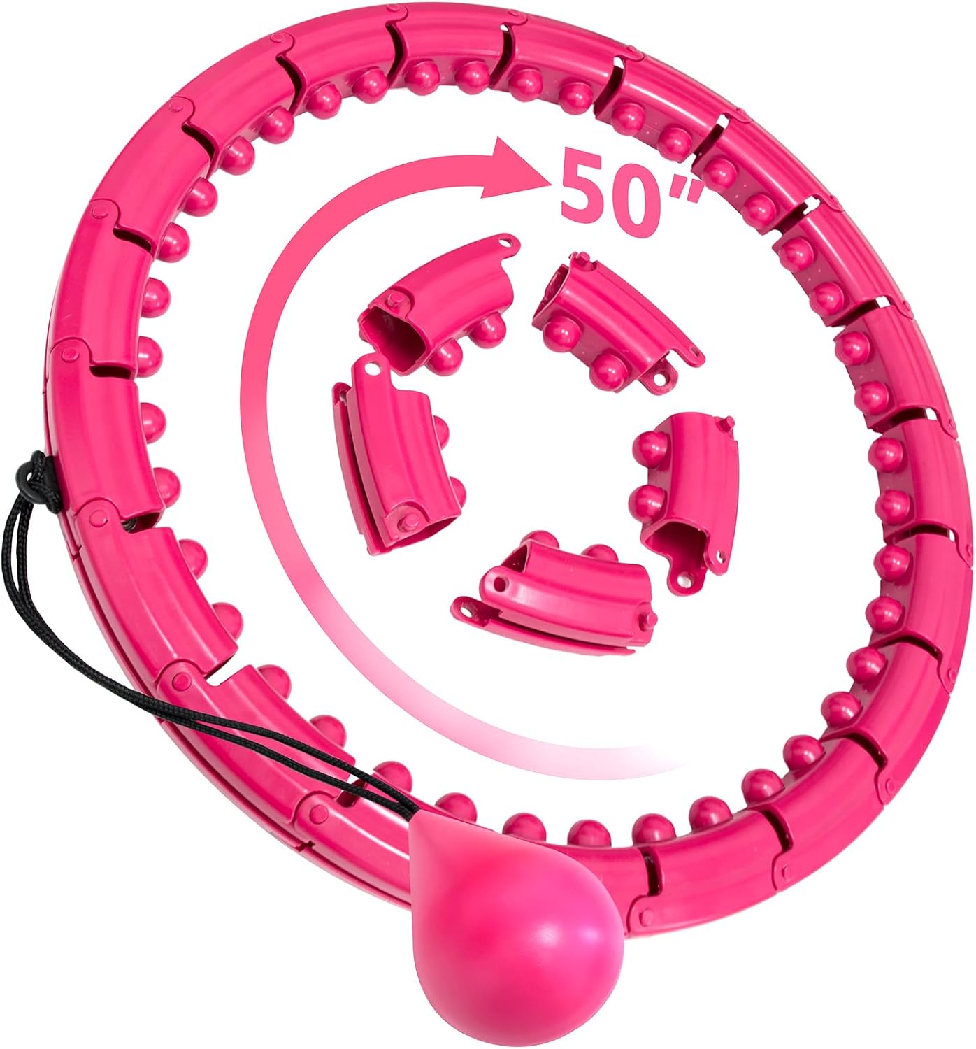 Exercise Fit Hoops, Gym Workout Hoop, Detachable Knots, Abdomen Fitness Hoops, Hoop for Weight Loss Exercise Fit Hoops, Gym Workout Hoop, Detachable Knots, Abdomen Fitness Hoops, Hoop for Weight Loss